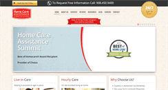 Desktop Screenshot of homecareassistancesummit.com